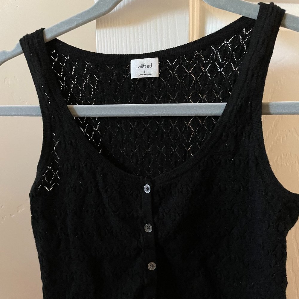Wilfred sweater tank black